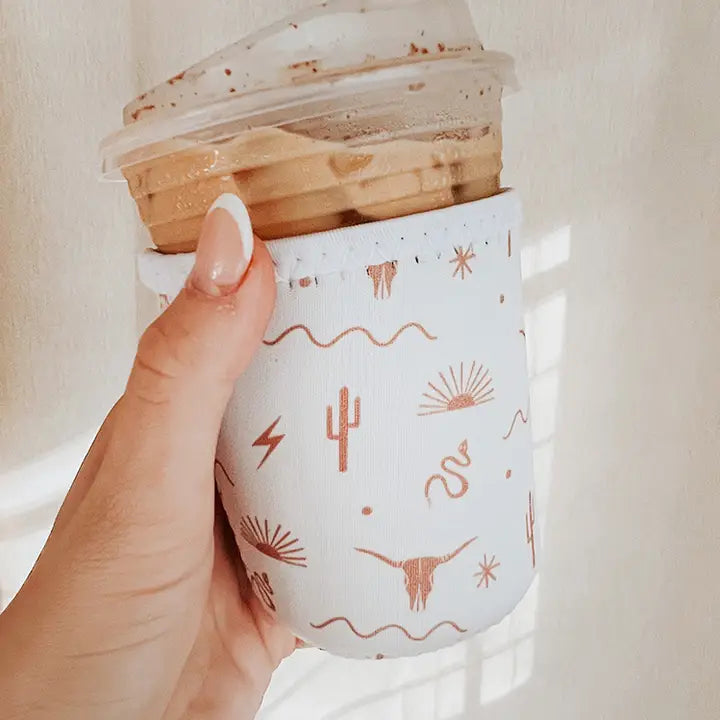 Tan Southwest Iced Coffee Sleeve