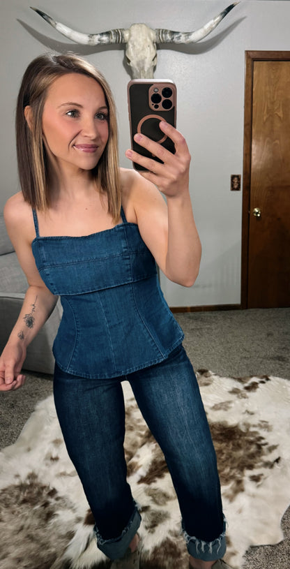 Denim Tank Top