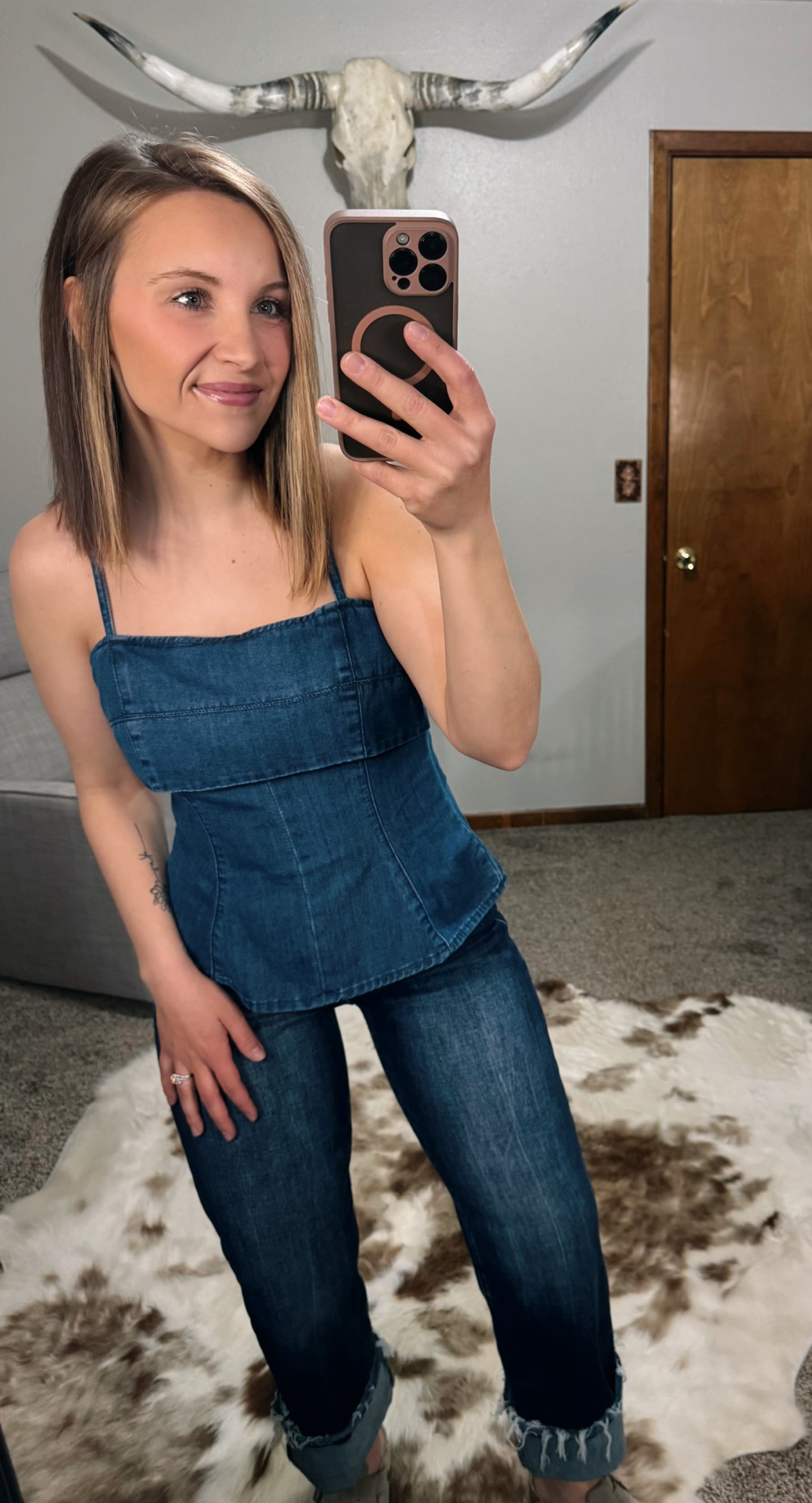Denim Tank Top