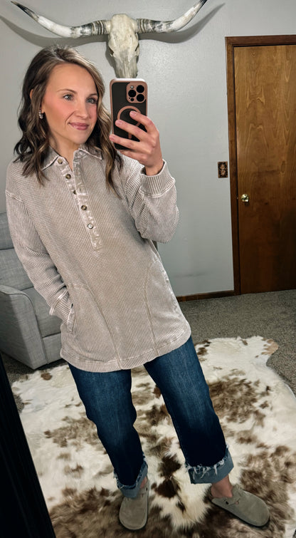 Waffle Knit Tunic