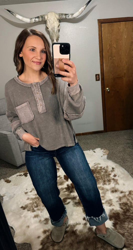 Thermal Henley Top