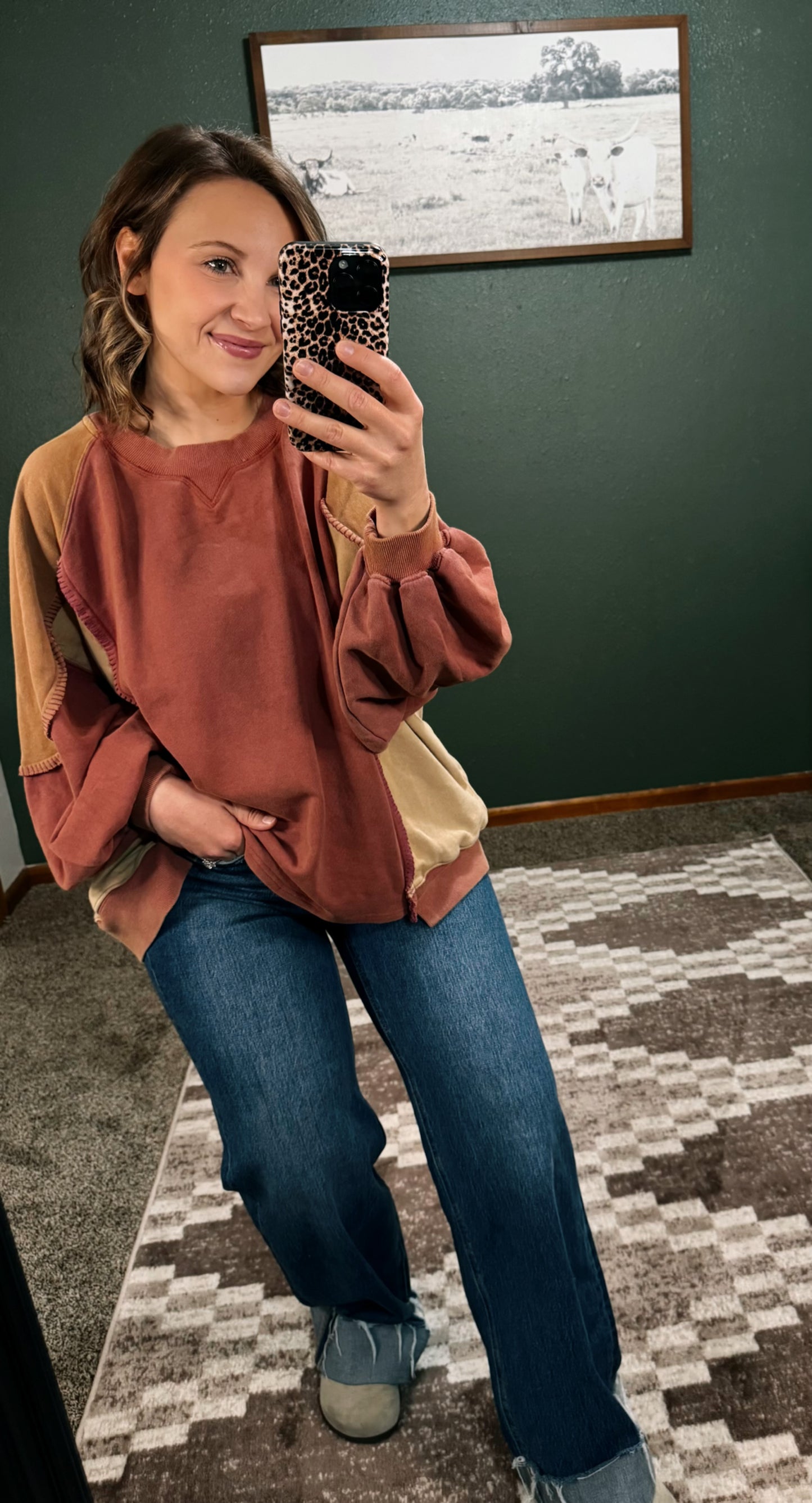 Stitched Seam Pullover