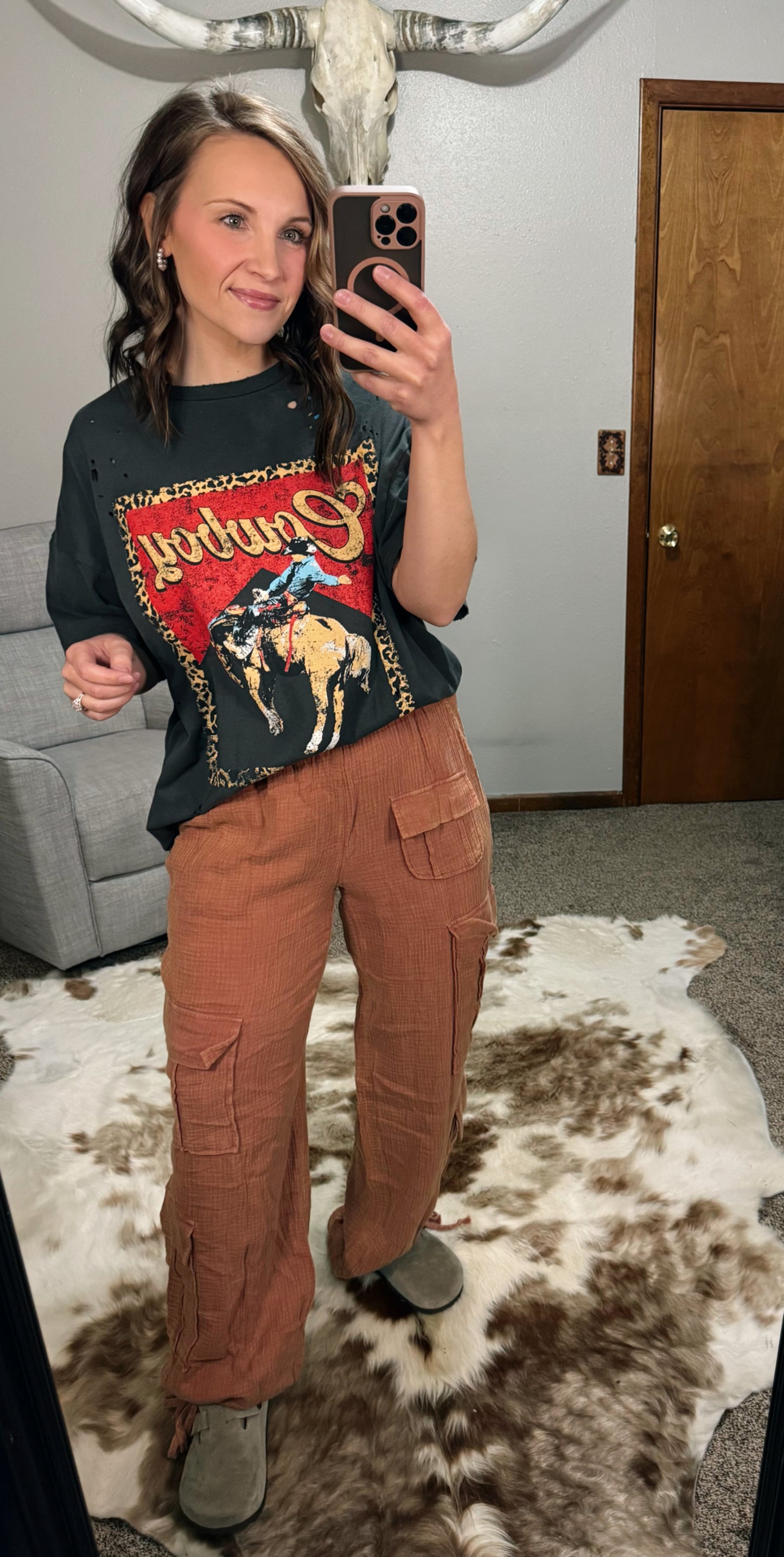 Mineral Washed Cargo Pants