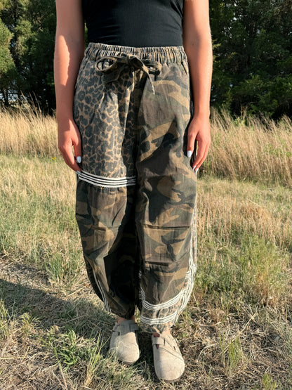 Camo & Leopard Jogger Pants