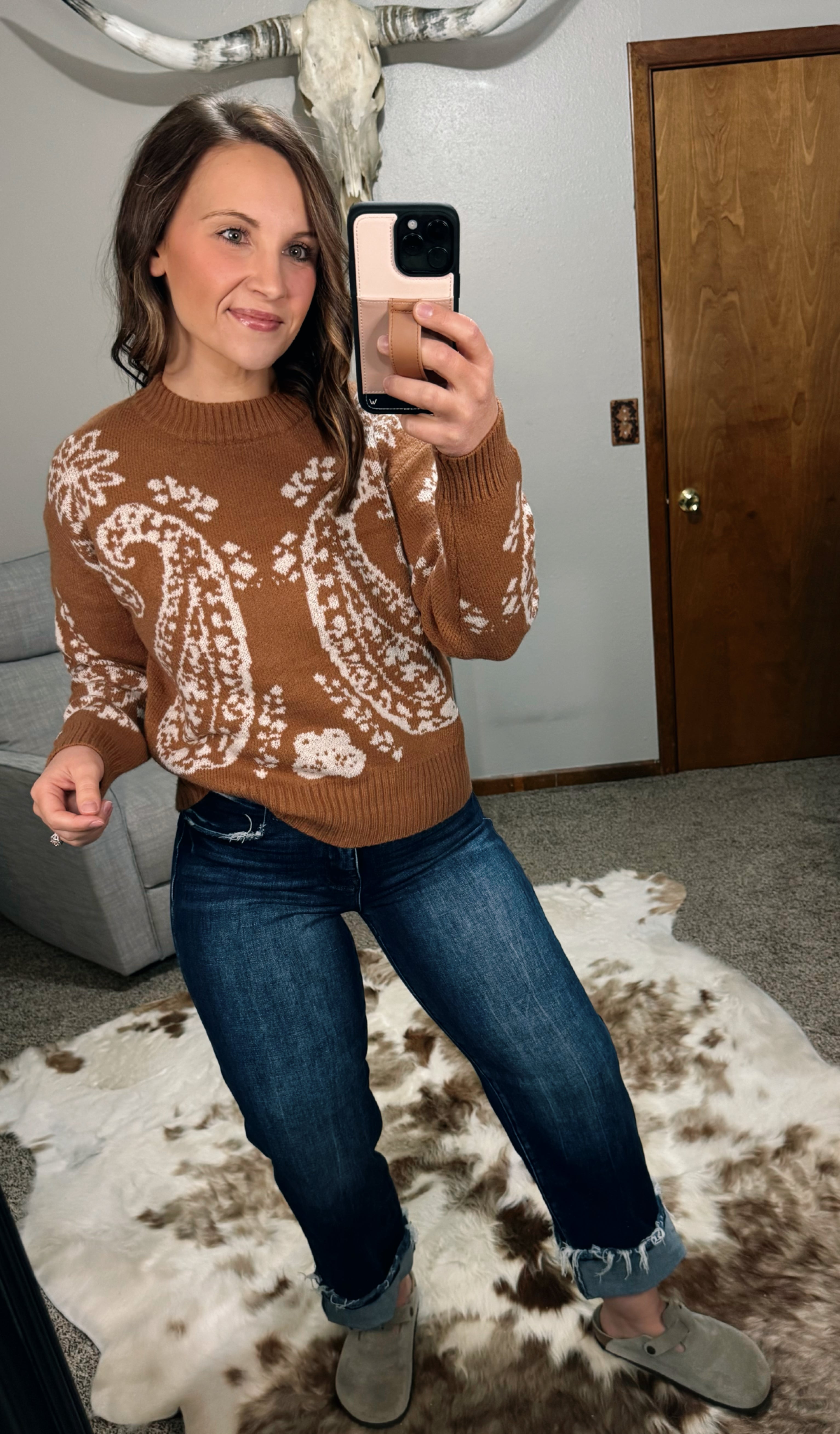 Paisley Knit Sweater – The Horned Rose