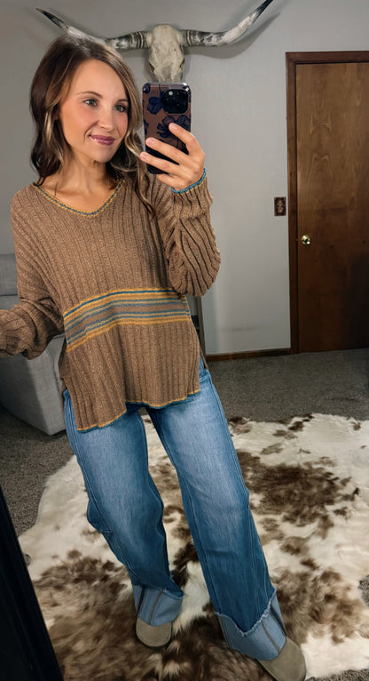 Boho Sweater Top
