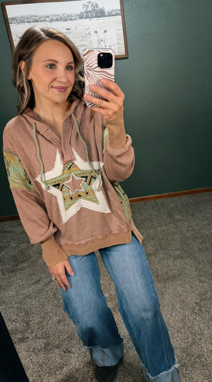 Star Patch Hoodie