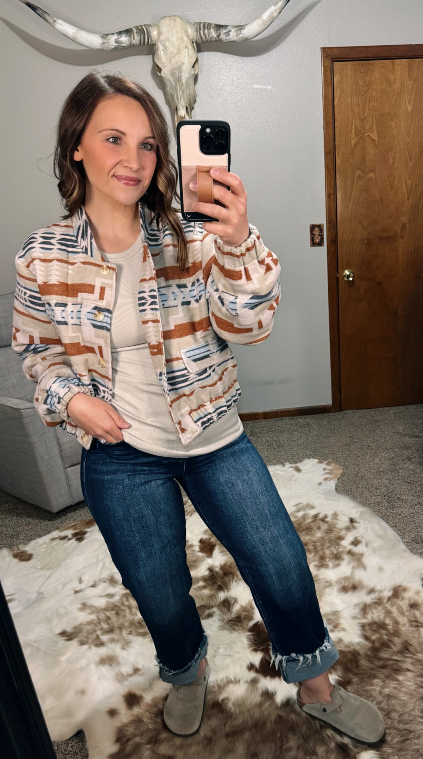 Aztec Bomber Jacket