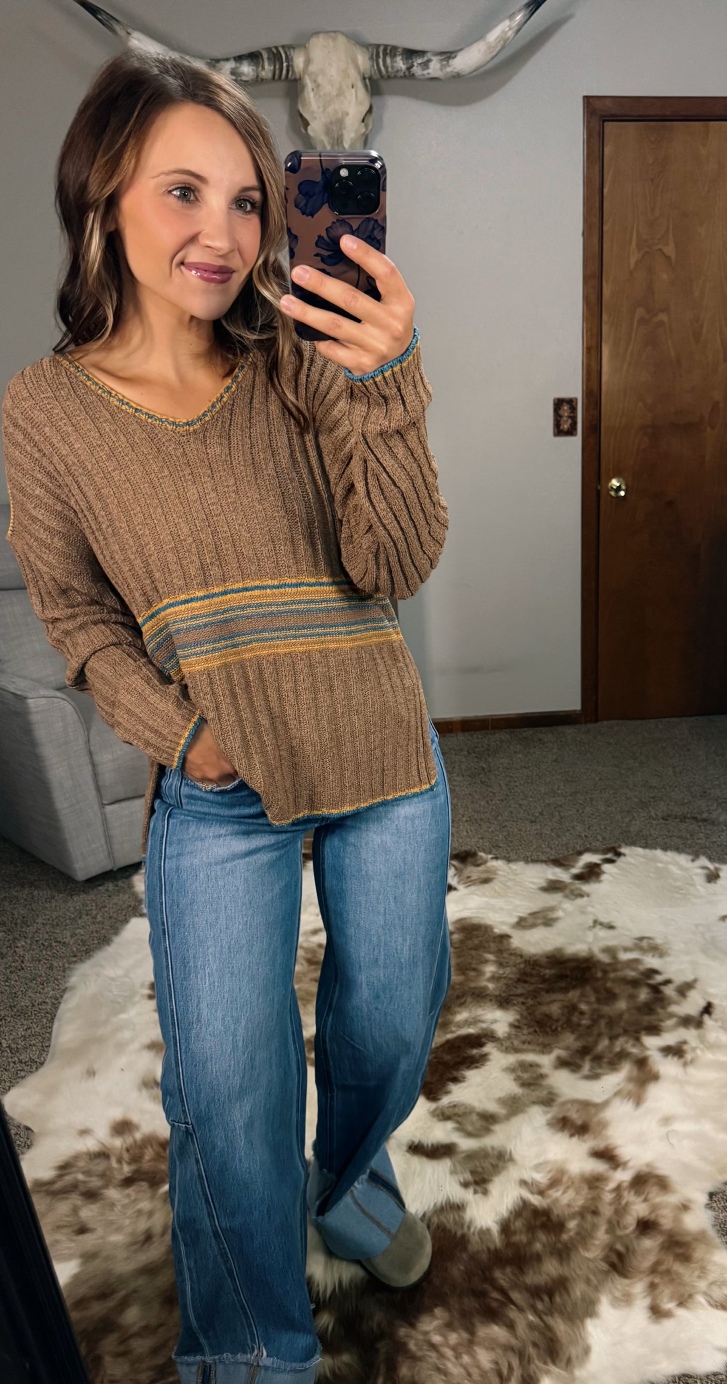 Boho Sweater Top