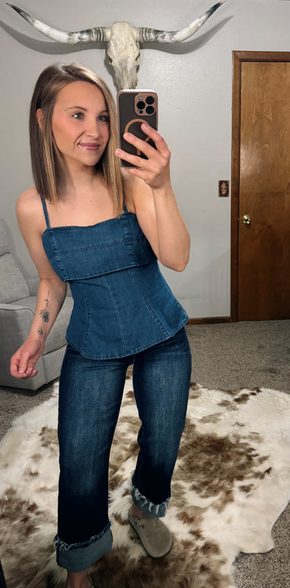 Denim Tank Top