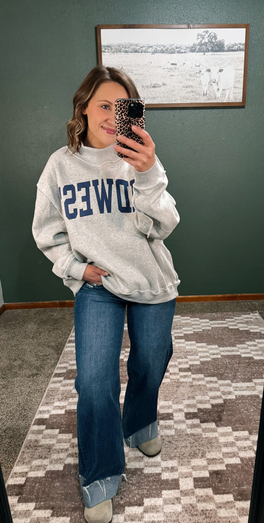 Midwest Mock Neck Sweatshirt