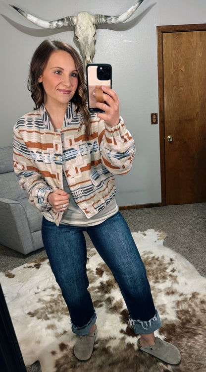 Aztec Bomber Jacket
