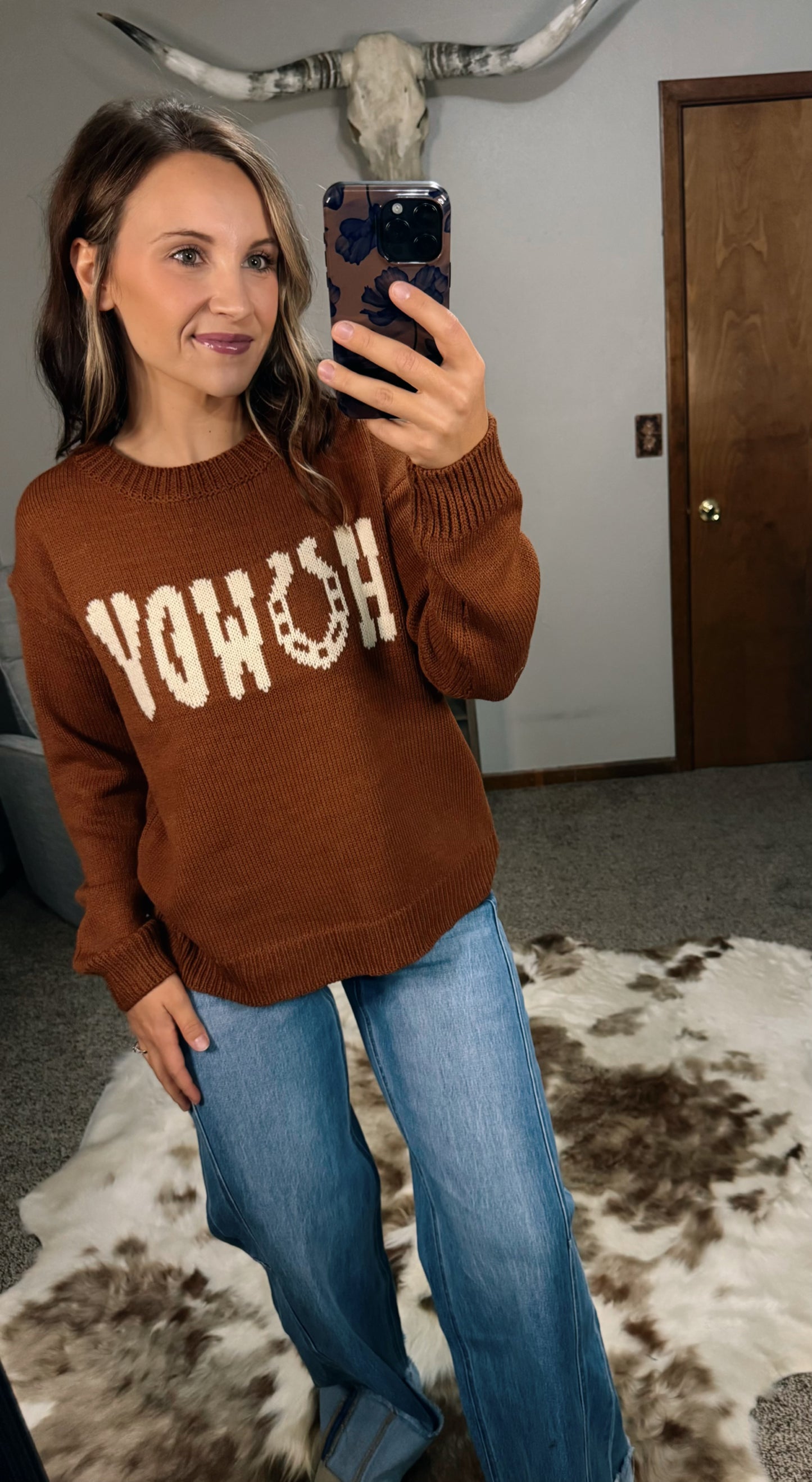 Howdy Horseshoe Sweater