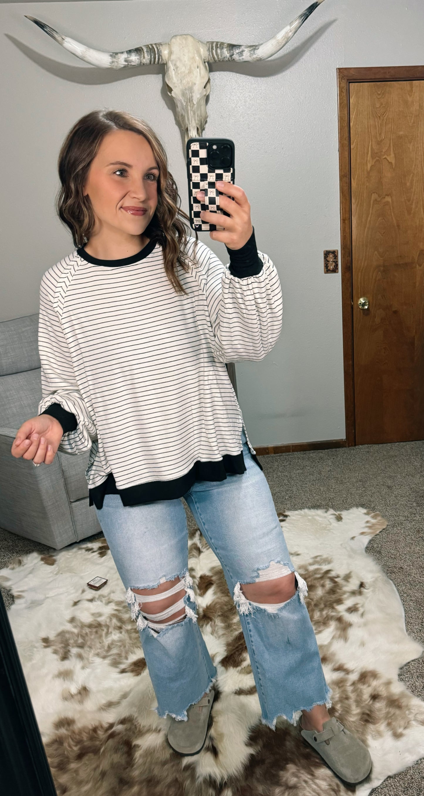 Striped Raglan Long Sleeve