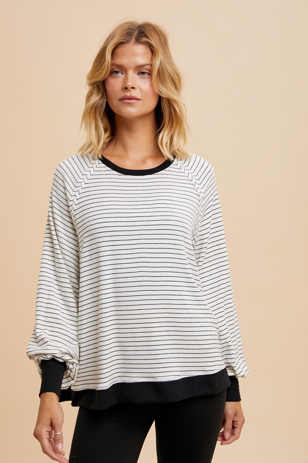 Striped Raglan Long Sleeve