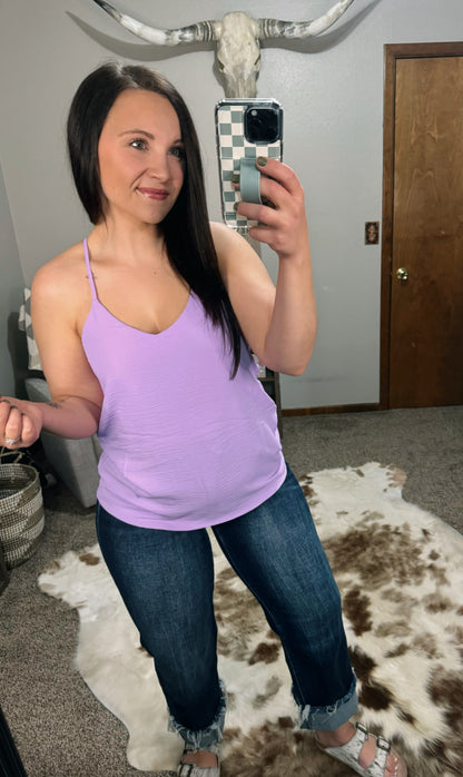 Lavender V-neck Cami