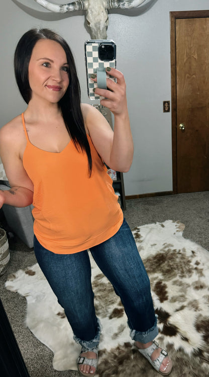 Light Orange V-neck Cami