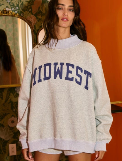 Midwest Mock Neck Sweatshirt