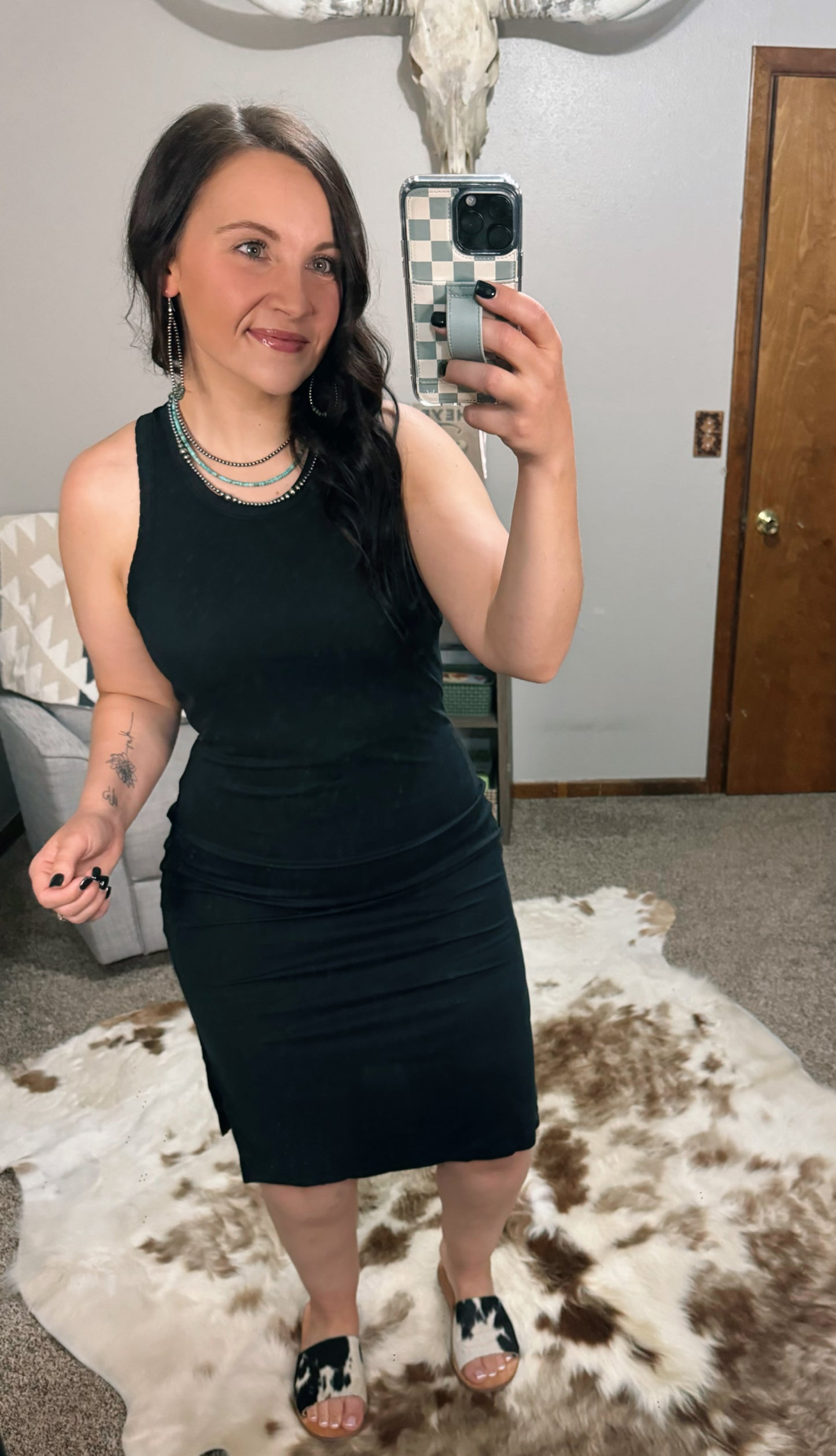 Black Midi Dress