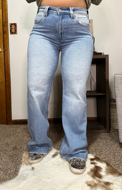 High Rise Flare Jeans