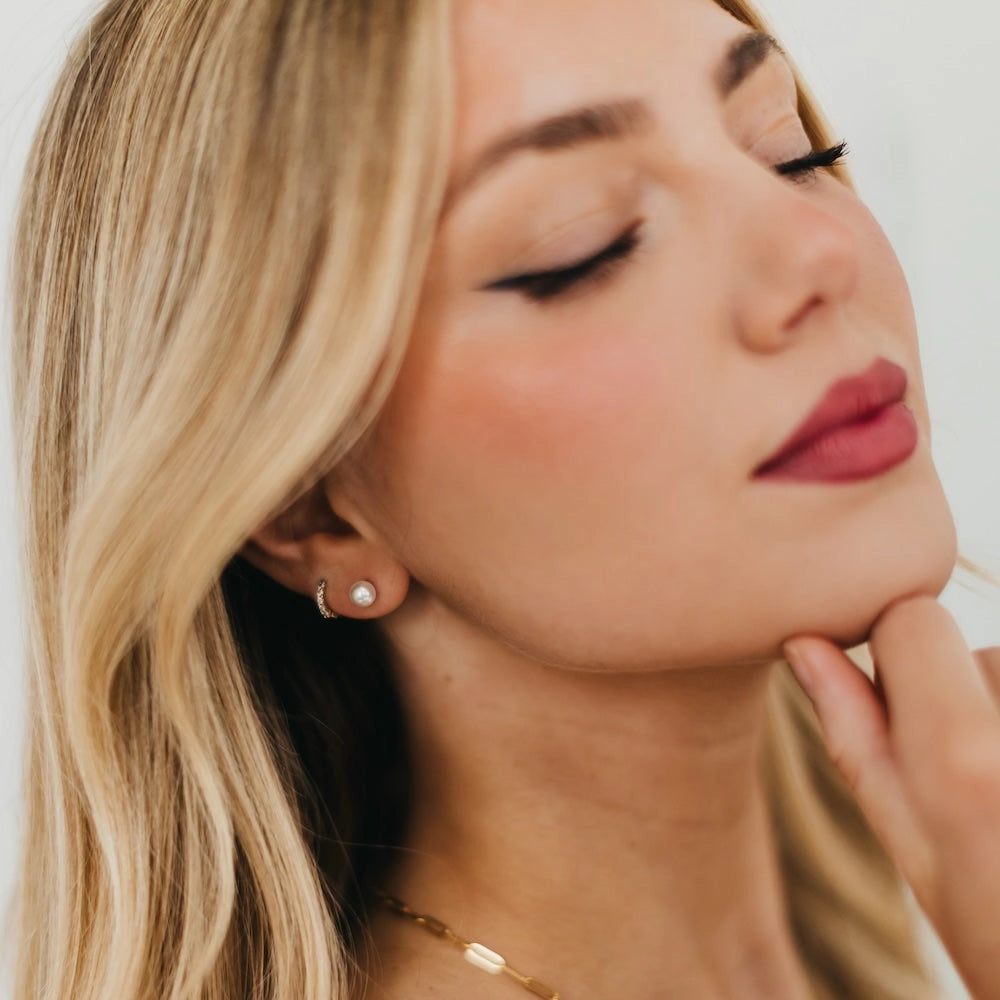 Perfection Pearl Stud Earrings