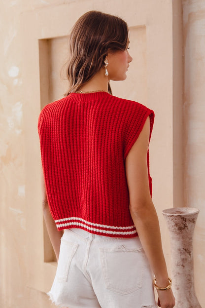 Knitted Sweater Vest