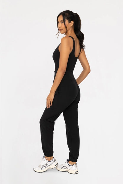 Keyhole Active Jumpsuit