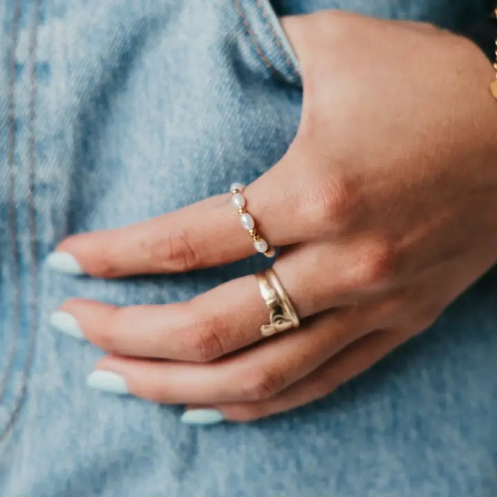 Delightful Pearl Ring