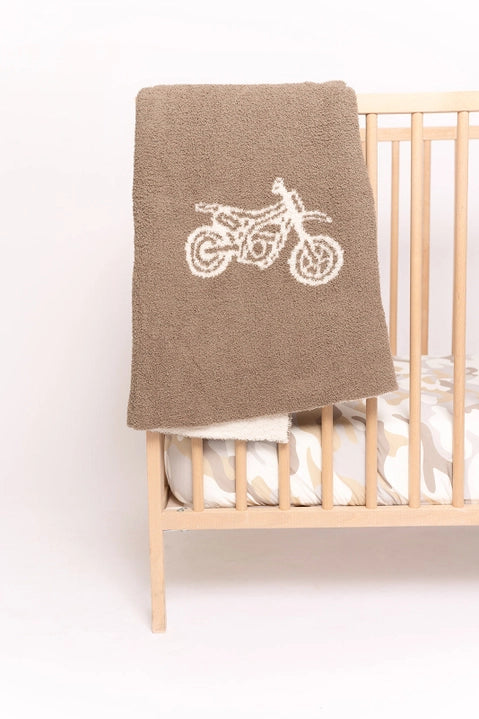 Dirt Bike Plush Blanket
