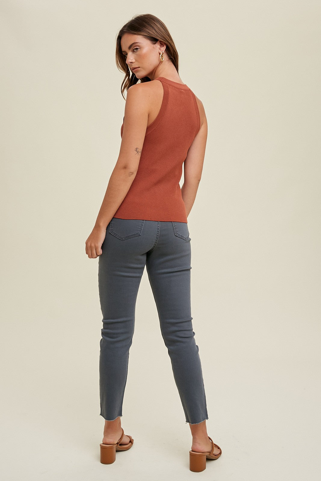 Cinnamon High Neck Tank