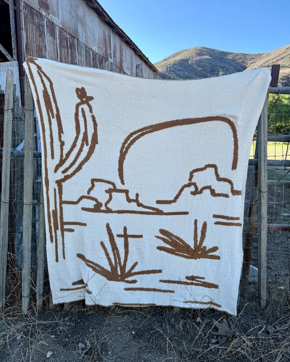 The Out West Plush Blanket