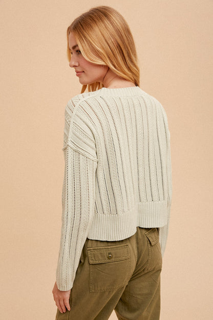 Sage Knit Sweater