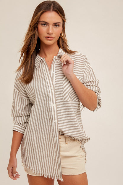 Striped Button Down